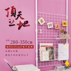 dayneeds (第三代改款)頂天立地收納架 搭60x45方格平面網(送塑膠S勾10入)