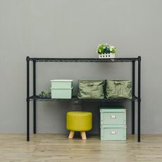 dayneeds 輕型120x45x90cm二層烤漆波浪架