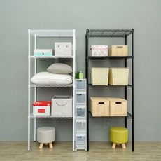 dayneeds 輕型70x45x180cm四層附輪波浪架(烤漆)