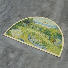 dayneeds 40X60cm 後印象派硅藻泥半圓地墊(三款可選)