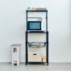 dayneeds 輕型60x35x150cm微波爐架(烤漆)廚房組(含PP板/ㄇ網)
