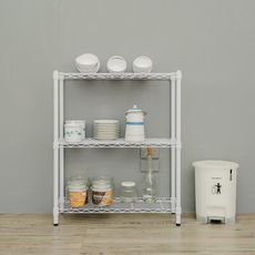 dayneeds 輕型76x30x90cm三層烤漆波浪架