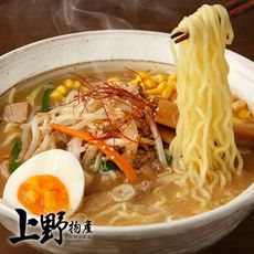 【上野物產】和風濃香味噌拉麵160g10%/湯包40g+生拉麵120g/包 - 160g(1份)