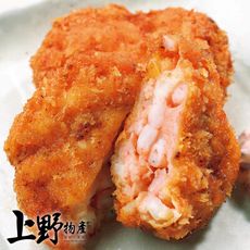 【上野物產】日本家常便當菜 卡滋蝦仁炸排（160g±10%/2片/包）