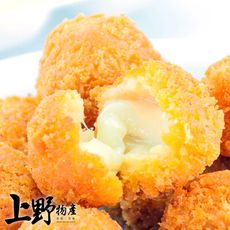【上野物產】韓國首爾排隊美食 金黃脆皮起士蝦球(250g土10%/包)
