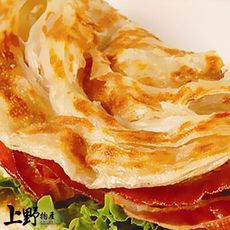 【上野物產】溫麵耗工費時 純手工製作九層塔香蔥抓餅 (1350g)包