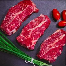 【上野物產】安格斯黑牛 濕式熟成 霜降嫩肩牛排(100g)片  牛肉 牛排 - 100g/片