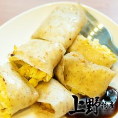 【上野物產】天然多一點 素食全麥蛋餅皮(1800g±10%/30片/包)