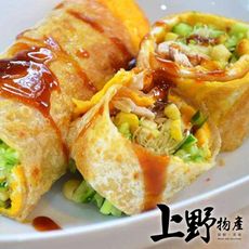 【上野物產】健康素食台灣原味蛋餅皮（1800g±10%/30片/包）