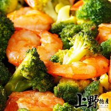 【上野物產 中秋烤肉】不硬脆 微軟但天然  安心白蝦仁(100g土10%/包) 烤肉組 燒肉