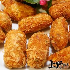 【上野物產】台灣製品酥脆杏仁蝦酥(300g±%/10條/包)