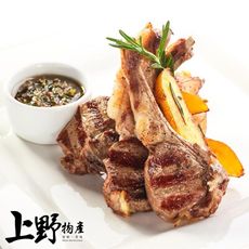【上野物產】黑胡椒迭香帶骨羊小排(300g±10%/約5片/包)