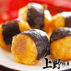【上野物產】傳統日式海苔丸 (200g10%/5顆/包)x7包 -