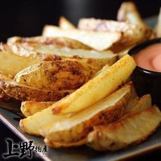【上野物產】美國進口 外酥內綿 德州帶皮原味薯條(250g±10%/包)