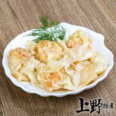 【上野物產】港灣江樓鮮嫩飛魚卵雲吞  水餃 鍋貼 餃子(180g±10%/10顆/盒)
