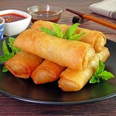 【上野物產】酥炸春捲 (340g/10條)包 - 340g/包