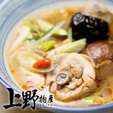 上野物產】特別選用 鹿野土雞腿 精燉麻油土雞湯 500g±10%/包