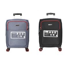 24吋行李商務布箱可加大360度飛機輪固定海關密碼鎖聚酯纖維