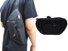 腰胸包中容量主袋+外袋共三層進口防水尼龍