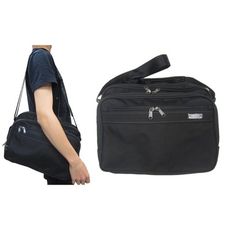 YESON 肩側包中大容量可A4紙主袋+外袋共五層高單數彈道防水尼龍布台灣製YKK拉練護肩