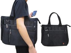 托特包大容量主袋+外袋共四層可A4夾防水尼龍布附長背帶