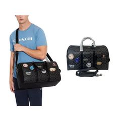 旅行袋提肩斜背側國際正版保證進口防水防刮皮革品卡購證塵套提袋等候10-15日
