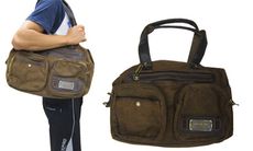 托特包大容量主袋+外袋共六層可A4資料夾防水帆布附活動長背帶
