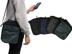 斜背包小容量超輕量防水尼龍布二主袋+外袋共六層提肩背