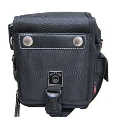腰包中容量外掛式腰包三用功能防水尼龍布+皮革材質可外掛可腰包斜側包工具包