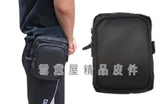 腰包外掛型腰包5.5寸手機適用工作包工具袋隨身物品專用輕便防水皮織布可穿皮帶固定