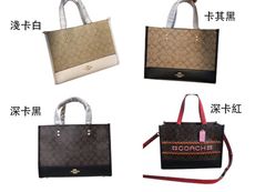 COACH 手提包中容量國際正版保證進口防水防刮皮革品卡購證塵套提袋等候10-15日