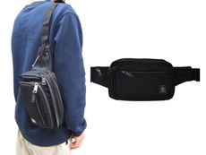 腰包大容量二主袋+外袋共六層插筆外袋腰背肩背斜側背防水尼龍