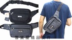 腰包台灣製造品質保證外袋可放6吋機運動休閒高單數防水尼龍布材質腰背斜側背