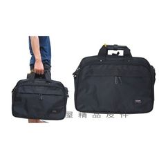 YESON 旅行袋大容量二層主袋可A4資料夾MIT超大型公事工具袋萬用可外掛行李箱拉桿上合