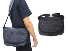 書包郵差包中容量主袋+外袋共四層8吋電腦防水尼龍布