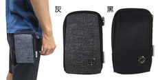 腰包外掛型腰包5.5寸手機適用二層主袋工作工具袋隨身物品輕便防水尼龍布可穿皮帶固定
