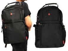 後背包大容量主袋+外袋共六層防水尼龍布胸釦USB+線
