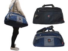 SPYWALK 旅行袋中容量二主袋+外袋共七層防水尼龍布壓扁提肩斜側背長背帶