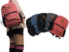 後背包中大容量可A4紙主袋+外袋共二層簡易兒童青少全齡適