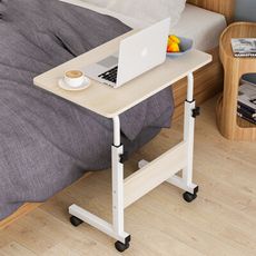 【家適帝】升級床邊沙發萬用升降桌 (高度可調 60~80cm)