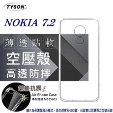 【愛瘋潮】諾基亞 Nokia 7.2 高透空壓殼 防摔殼 氣墊殼 軟殼 手機殼