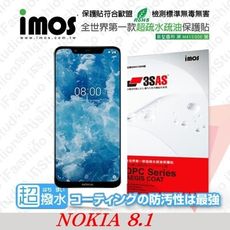 【現貨】NOKIA 8.1 iMOS 3SAS 防潑水 防指紋 疏油疏水 螢幕保護貼