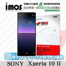 【愛瘋潮】SONY Xperia 10 II iMOS 3SAS 防潑水 防指紋 疏油疏水螢幕保護貼