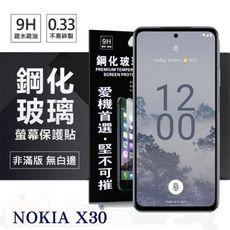 【愛瘋潮】Nokia X30 超強防爆鋼化玻璃保護貼 (非滿版) 螢幕保護貼 鋼化貼 強化貼 疏水疏