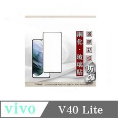 【現貨】vivo V40 Lite 2.5D滿版滿膠 彩框鋼化玻璃保護貼 9H 螢幕保護貼