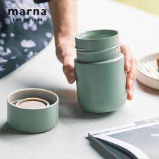 【MARNA】日本進口Cocuri Everywhere系列 陶瓷雙層保溫保冷杯200ml