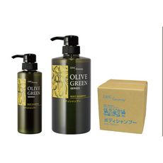 日本DHC olive green橄欖綠系列 沐浴露 (附非原裝空瓶2個300ml)