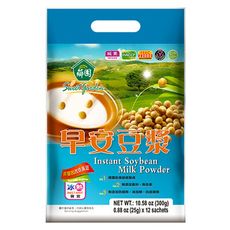 薌園 早安豆漿(25g x12入)/袋 採用非基因改造黃豆