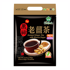 薌園 特濃黑糖老薑茶(12 公克X15 包入)/袋