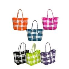 DecoBox蘇格蘭中環保包(購物袋,野餐.手工編織包)
